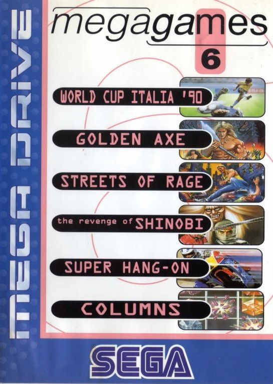 Mega 6 Vol. 3 box art for Sega Mega Drive